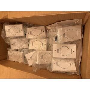 Brand New Lot Of 15 Universal White Inlet Valves for Central Vacuums